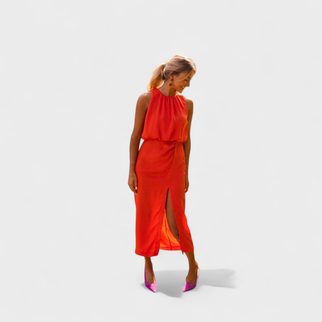 Danella – Stilvolles Armelloses Midikleid