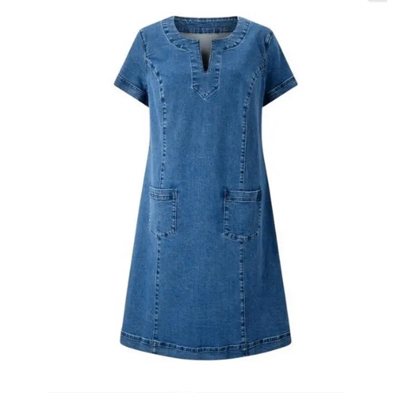 Polixeni – Weiches Jeans Kleid