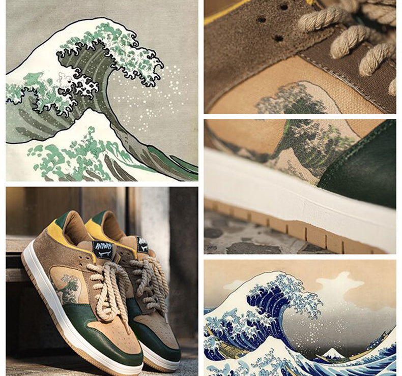 David | Die große Welle Design Sneakers