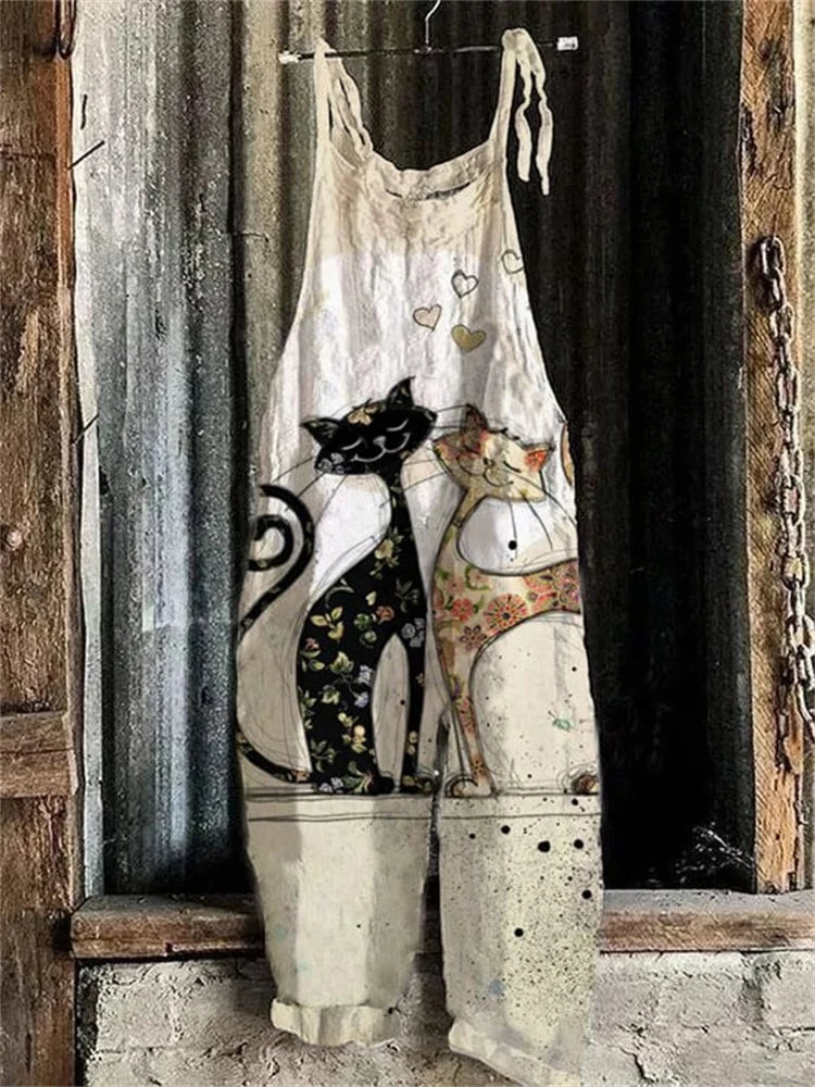 Aferdita - Eleganter ärmelloser Jumpsuite