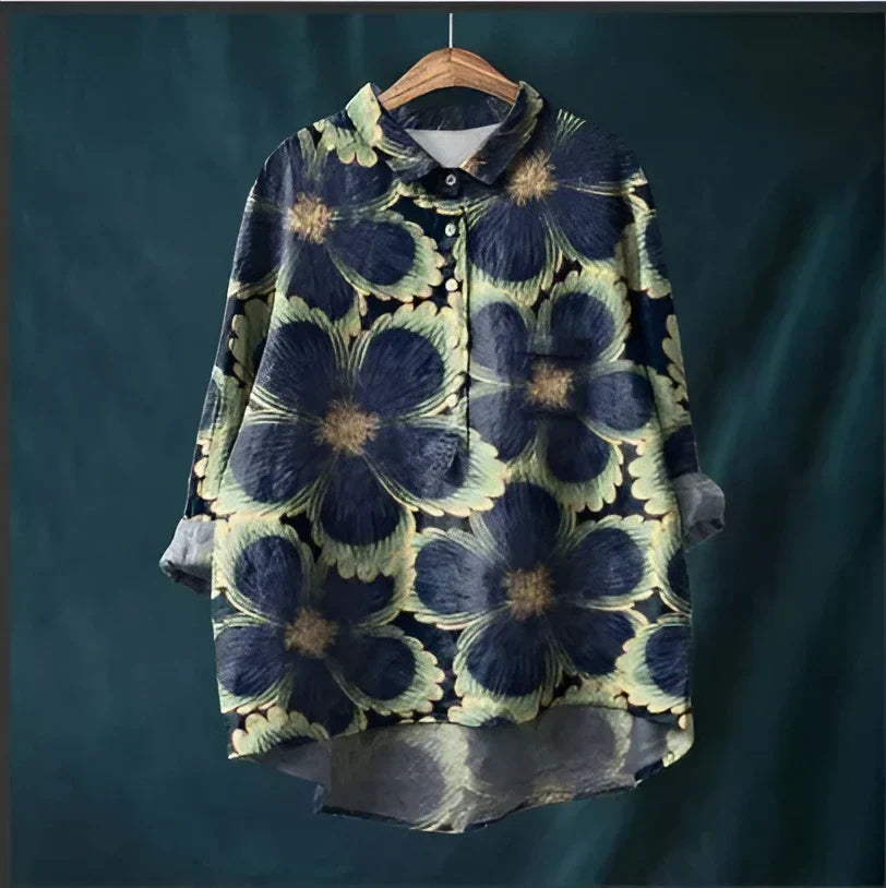 Supattra - Klassische Blusen mit Blumenmuster