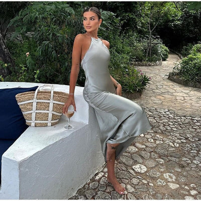 Elegantes Ärmelloses Maxikleid mit Rückenausschnitt