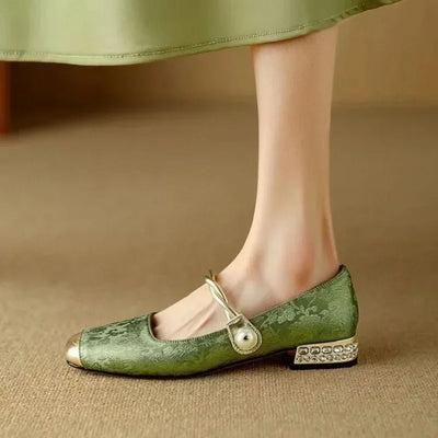 MARENNA | ELEGANTE FLACHE SCHUHE IM VINTAGE-LOOK
