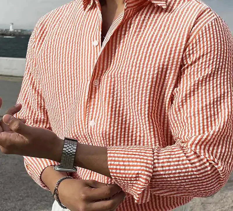 MIRAVO | Gestreiftes Sommerhemd – Lässig & Stilvoll