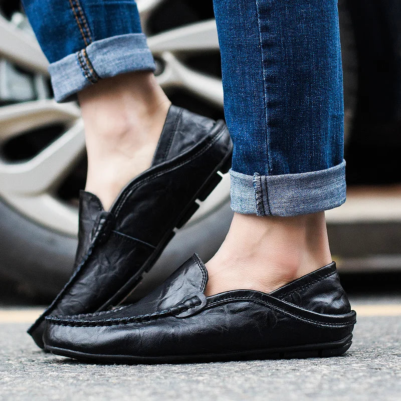 Fritz | Loafers aus echtem Leder