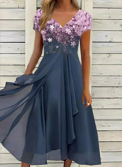 Elena | Elegantes Kleid aus Chiffon