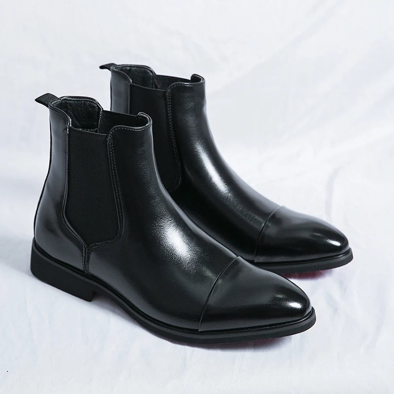 Tobias  | Genuine Leather Chelsea Boots
