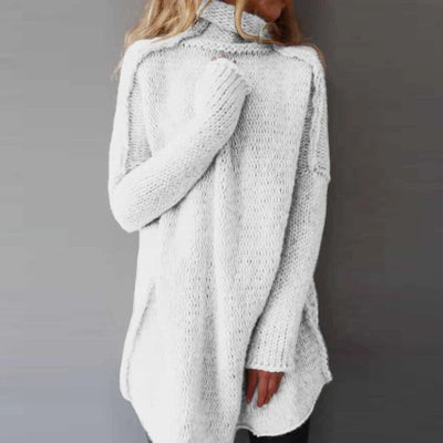 Ella | Pullover mit hohem Ausschnitt