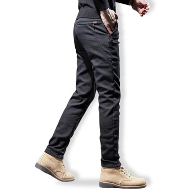 Herren Schmale Passform Freizeithosen | Bequeme