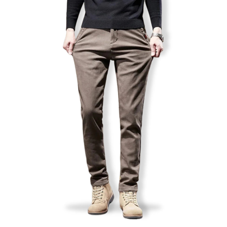 Herren Schmale Passform Freizeithosen | Bequeme