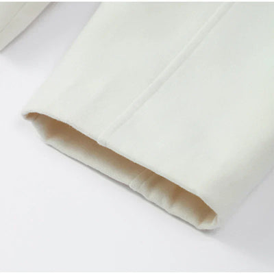 Wanda | Modern Style Mantel mit V-Ausschnitt aus Wolle