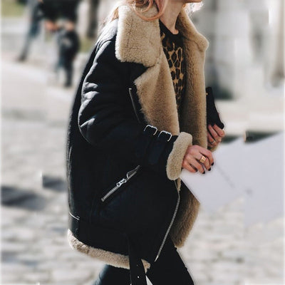 Emma | Aviator Jacke aus Shearling