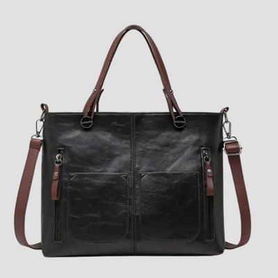 Damen Schultertasche aus Vintage-Leder
