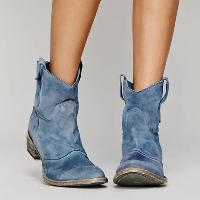 Kaye | Vintage Cowboy-Stiefeletten
