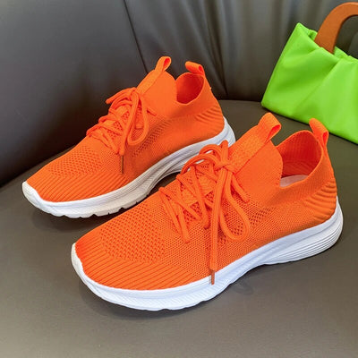 Brinley - Damen Atmungsaktive Schnürschuhe Weite Passform Schwarz