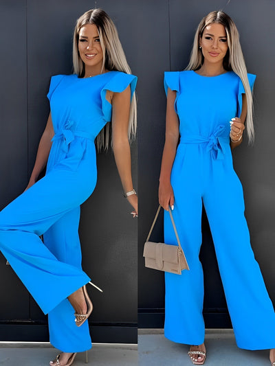 Veronica - Jumpsuit mit Rüschen-Gürtel