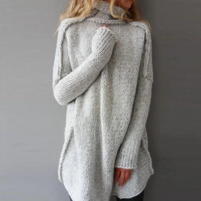 Ella | Pullover mit hohem Ausschnitt