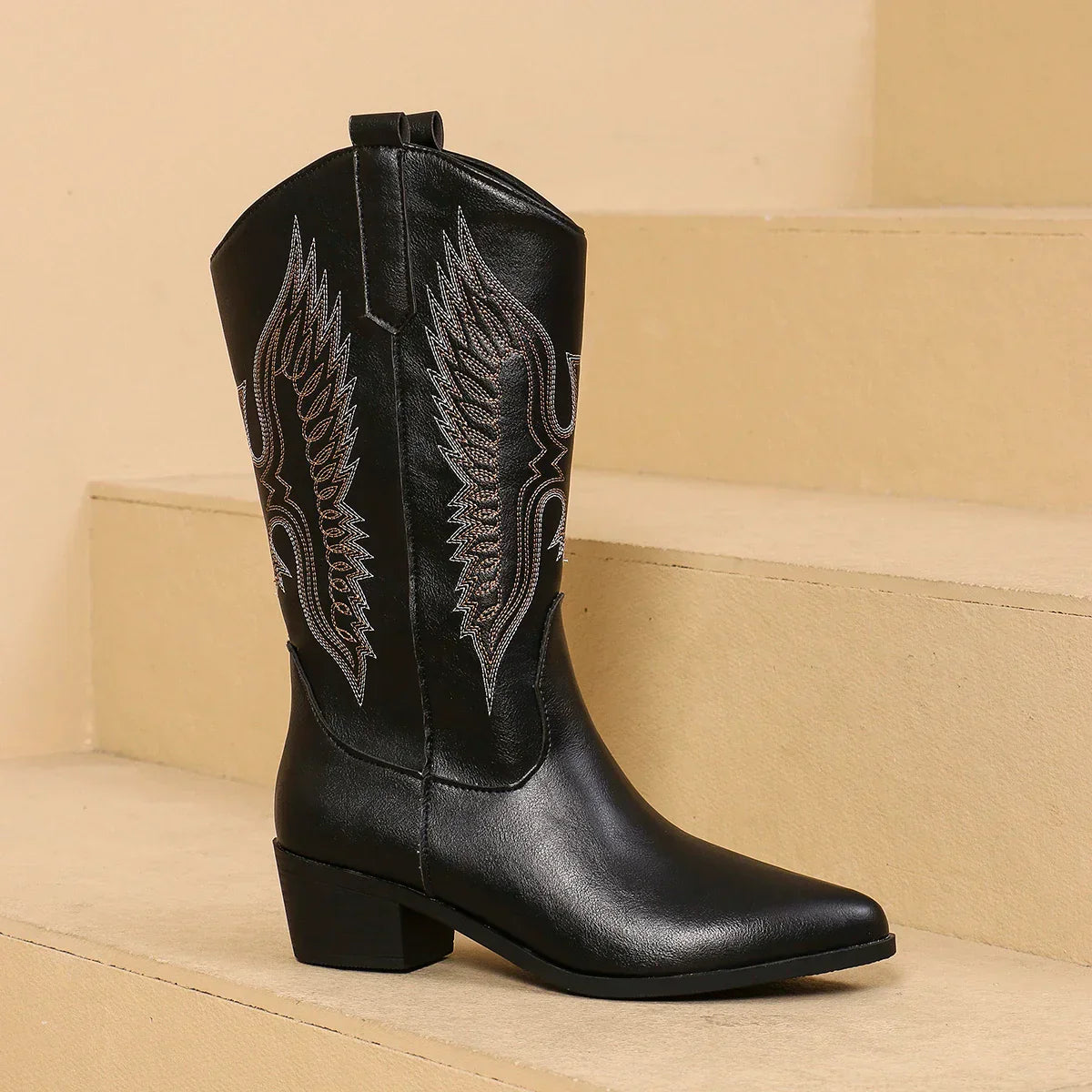 Cowboy Boot - Westernstiefel mit Aufdruck