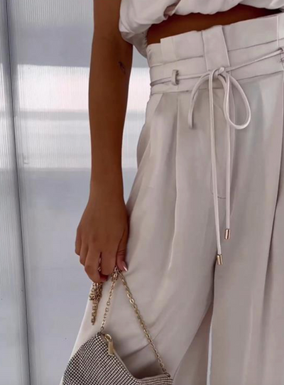 Glorivic - Seiden-Set ohne Ärmel