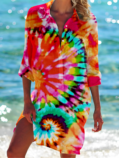 NovaFlex - Bluse mit Knopfleiste