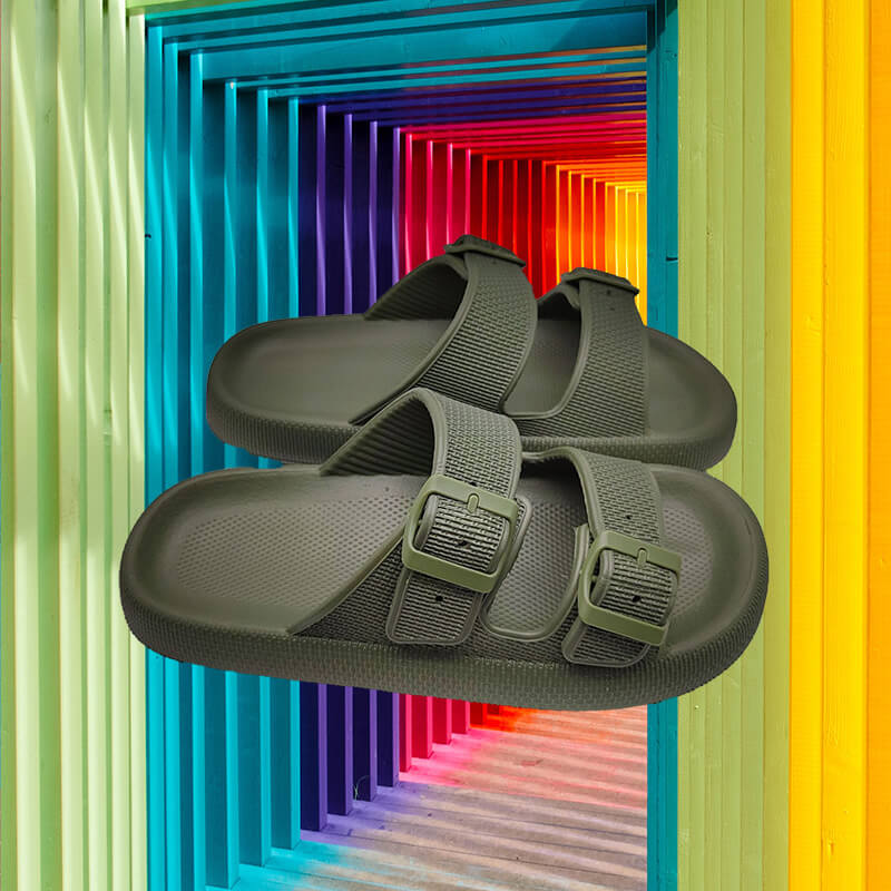 Wohlfühl - Wolken Schlappen Hausschuhe