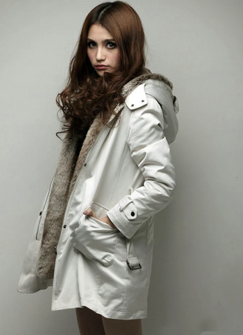 Emma | Warme Pelz Winterjacke