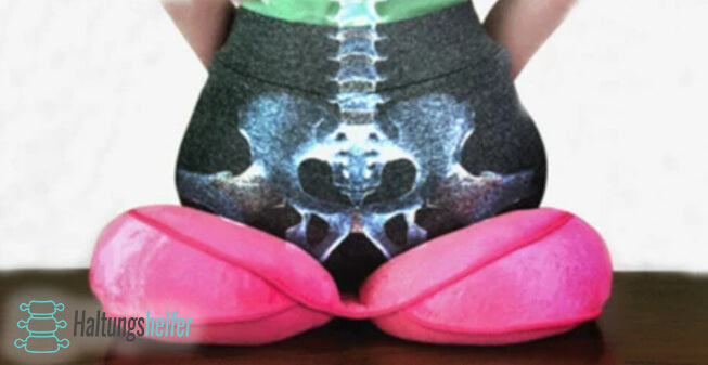 Orthopädisches Sitzkissen zur Hüftentlastung