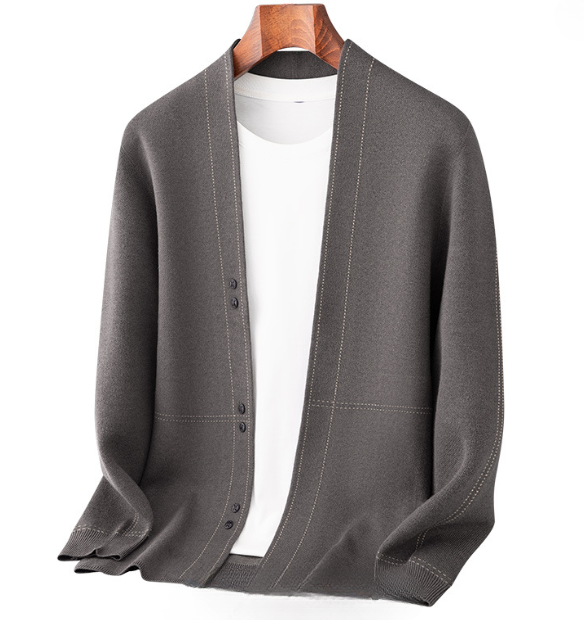 Rainer | Bequeme Strickjacke aus Wolle