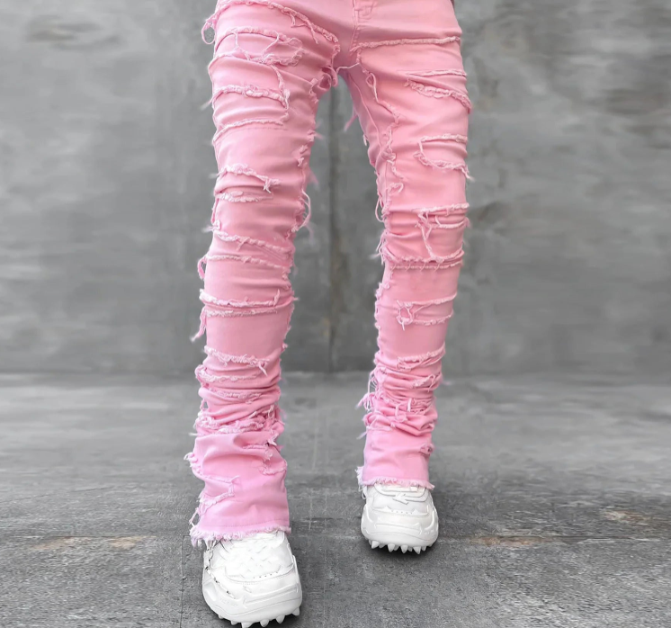 Schlanke Passform Hosen für Herren | Lässig