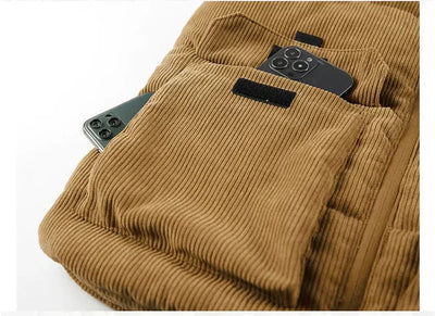 Herren Luxus-Cord-Gilet