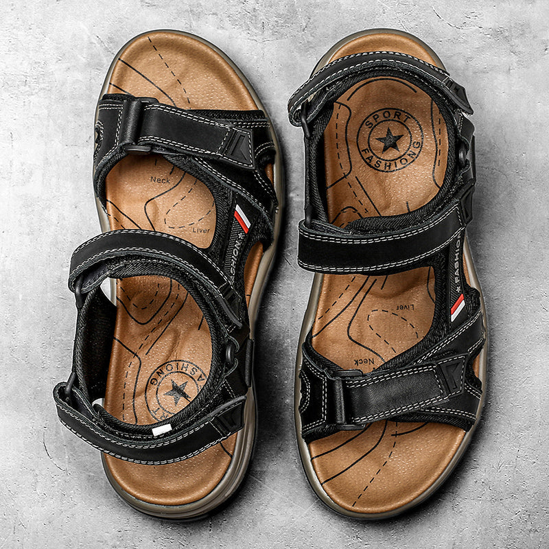 Breon - Stilvolle Leder Sandalen