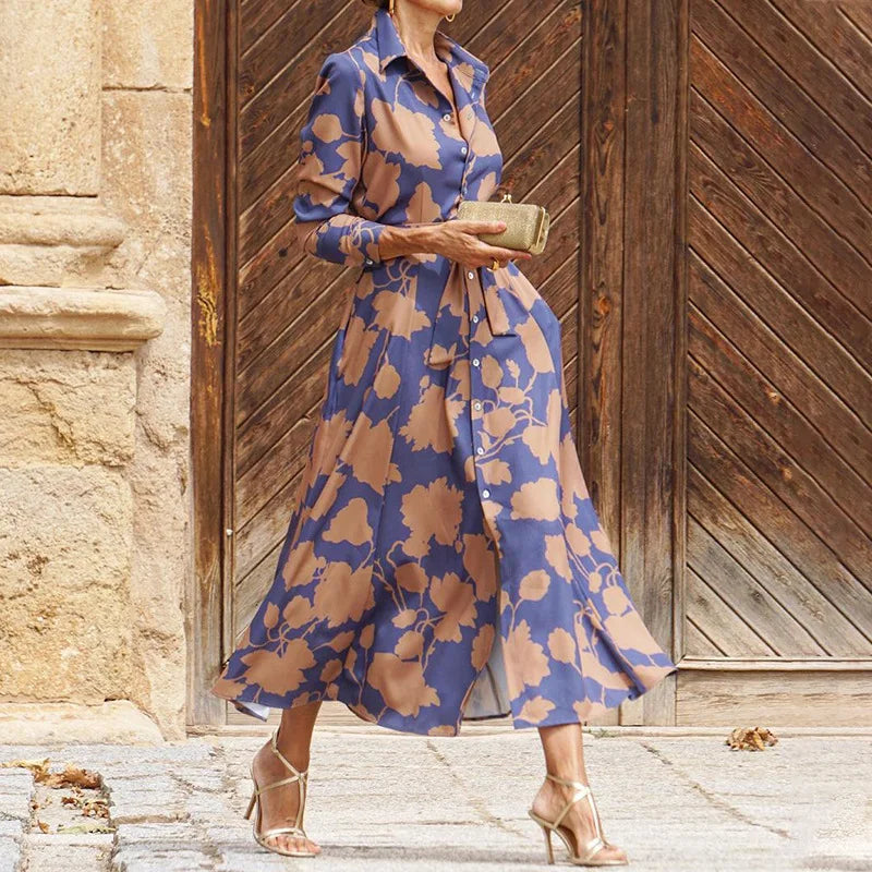 Lessa - Elegantes Kleid mit V-Ausschnitt