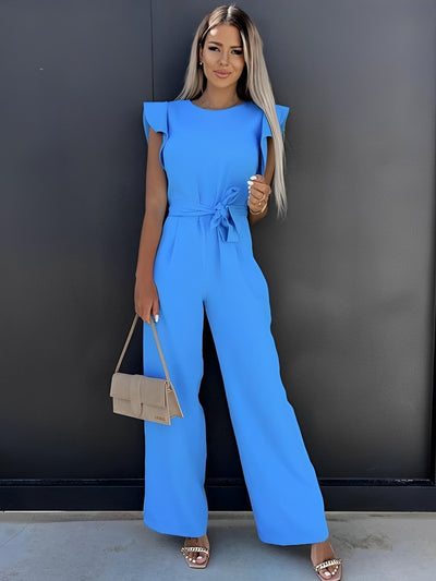 Veronica - Jumpsuit mit Rüschen-Gürtel