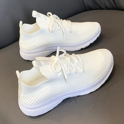 Brinley - Damen Atmungsaktive Schnürschuhe Weite Passform Schwarz