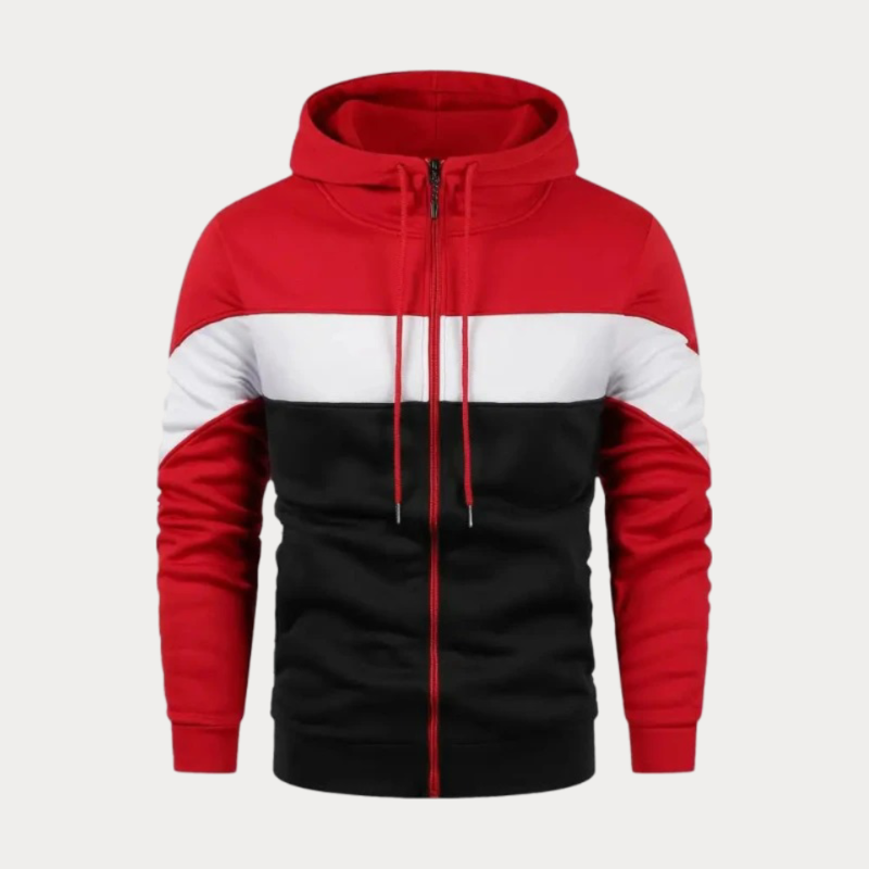 Jogging Sport Strickjacke Mit Taschen Kordelzug