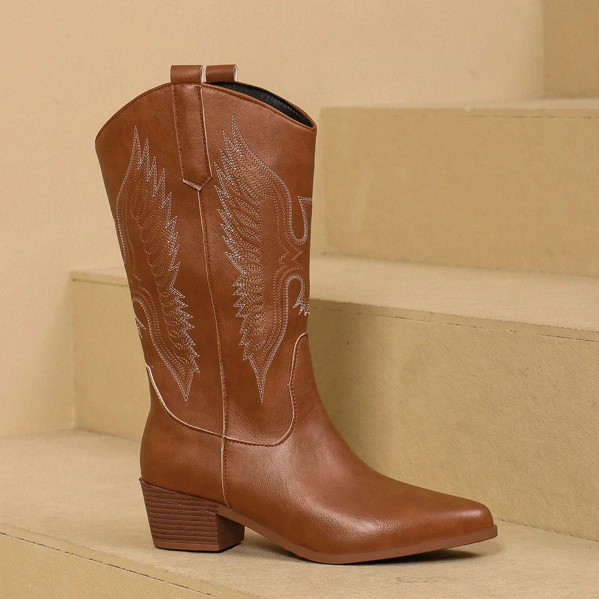 Cowboy Boot - Westernstiefel mit Aufdruck