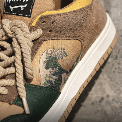 David | Die große Welle Design Sneakers