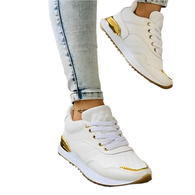 Sheena – Luxus-Sneaker aus Leder mit durchsichtigen Details