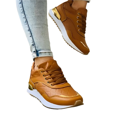 Sheena – Luxus-Sneaker aus Leder mit durchsichtigen Details