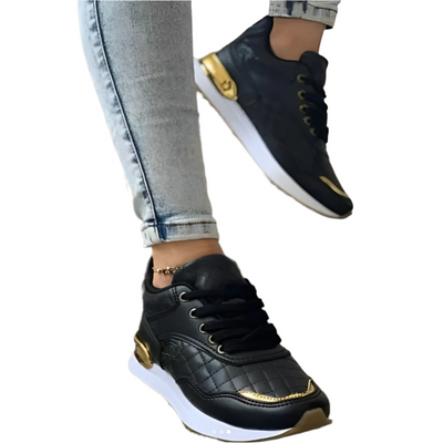 Sheena – Luxus-Sneaker aus Leder mit durchsichtigen Details