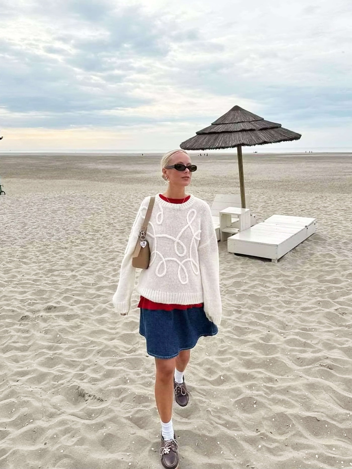 Damen Strickpullover – Oversize Pullover mit Strickmuster für stilvolle Outfits