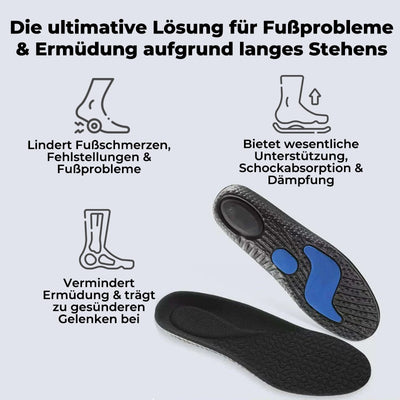 SoleFit™ Schock-absorbierende Orthopädische Einlagen