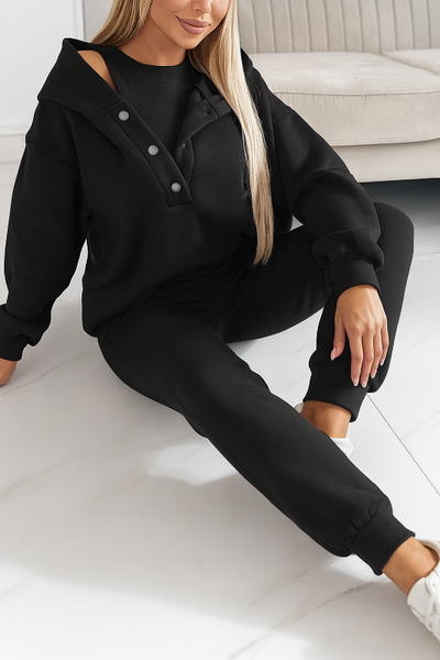 Sportliches Damen-Hoodie-Set – Sweatshirt für Freizeit und Sport