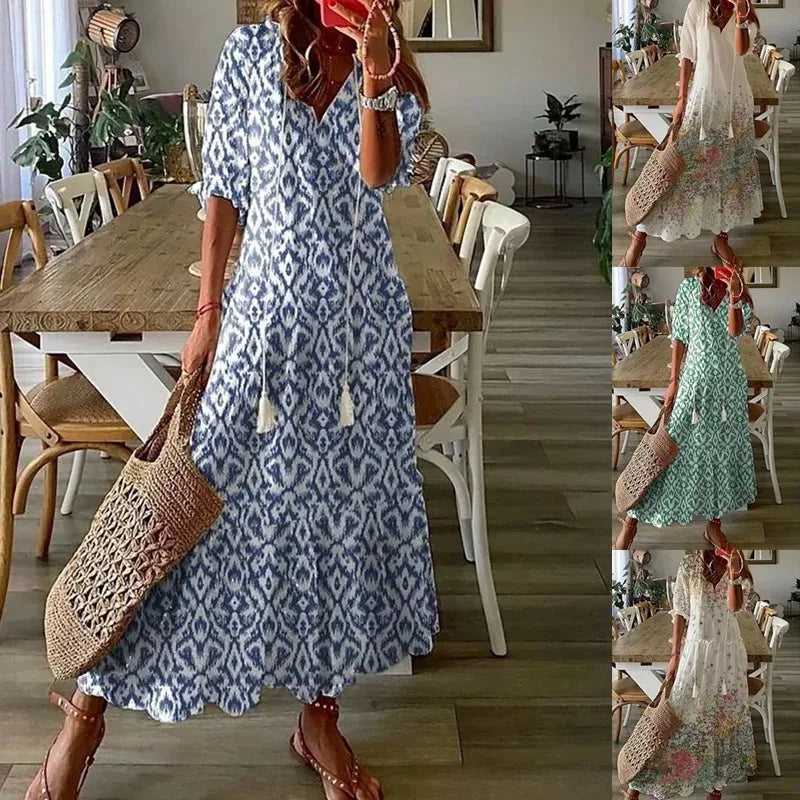 Quinnette - Sommerliches Boho-Kleid