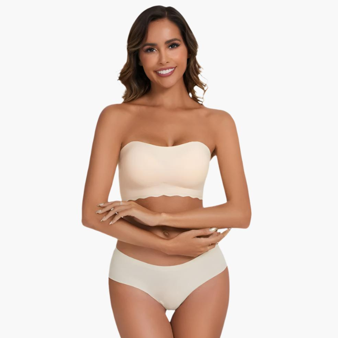 Komfit BH | Supercomfort Hautfarbe trägerloser Push-up-BH
