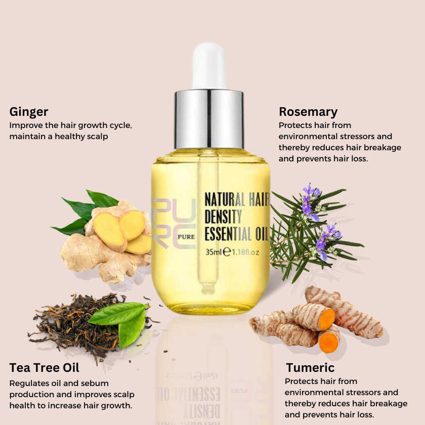 1+1 Gratis | Nourish Hair Elixir™ Ätherisches Öl für natürliches Haarwachstum