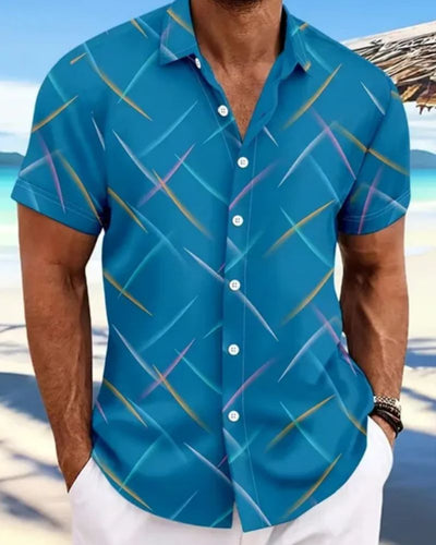 Timo- Herren-Druckerhemd für den Sommer