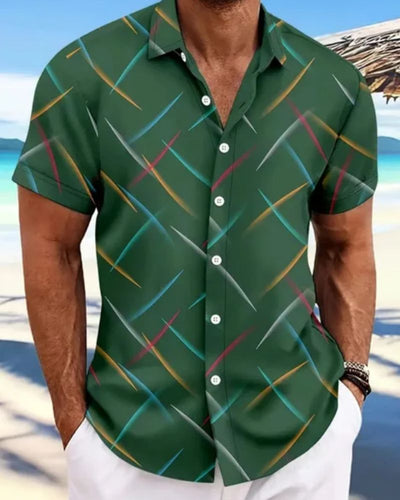 Timo- Herren-Druckerhemd für den Sommer