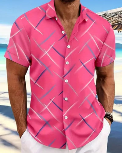 Timo- Herren-Druckerhemd für den Sommer