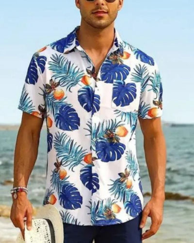 Timothy- Tropisches Strandhemd für Männer